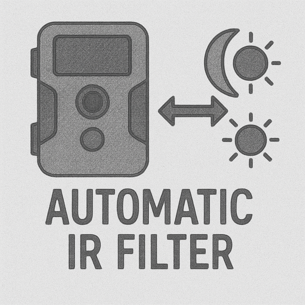Filtru IR Automat în Camere Vanatoare